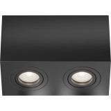 Lampa spot podwójna Atom 20x10cm czarna Maytoni