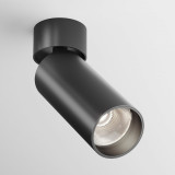 Focus LED 4000K dimmable 5.2 cm black ceiling spotlight Maytoni