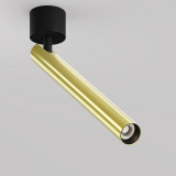 Focus T LED 3000K 3 cm H30 cm brass ceiling spotlight Maytoni