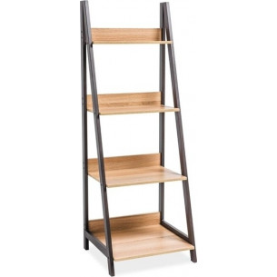 Matis 52 oak&amp;brown scandinavian shelving unit Signal