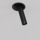 Focus T LED 3000K 3 cm H21.6 cm black recessed spotlight Maytoni