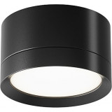 Lampa spot okrągła Hoop 8,5cm H5cm czarna Maytoni