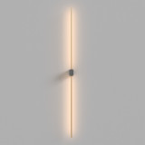 Kinkiet pionowy Pars LED 104,9cm czarno-złoty Maytoni