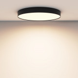 Plafon okrągły Zon LED 3000K 60cm czarny Maytoni