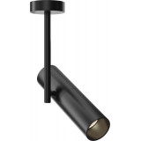 Elti 5.3 cm black ceiling spotlight on arm Maytoni