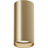 Lampa tuba spot Focus GU10 6cm matowe złoto Maytoni