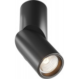 Dafne LED 3000K black ceiling spotlight Maytoni