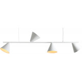 Lampa wisząca podłużna regulowana Form IV 120cm biała Aldex