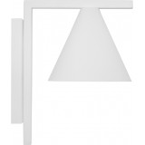 Form white cone wall lamp Aldex