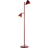 Lampa podłogowa 2 punktowa Form bordowa Aldex