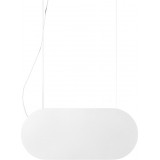 Lampa wisząca designerska Malumi LED 80cm biała Ummo