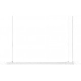 Senkei C LED 138.4 cm white elongated pendant lamp Ummo