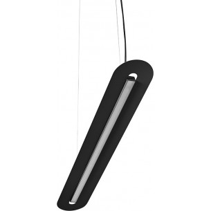 Senkei C LED 138.4 cm black elongated pendant lamp Ummo 2
