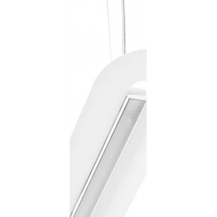 Senkei A LED 98.4 cm white elongated pendant lamp Ummo 2