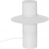 Lampa stołowa retro Caponio biała Ummo