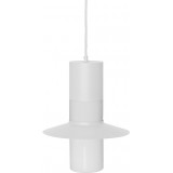 Lampa wisząca retro Caponio 28cm biała Ummo