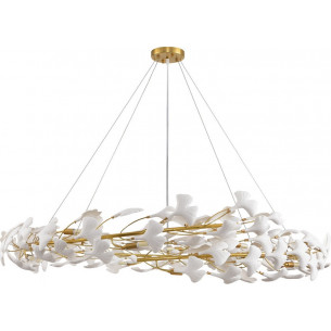 Lampa wisząca dekoracyjna Botanika 150cm biało-złota Step Into Design