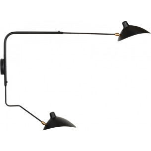 Kinkiet podwójny na wysięgnikach Crane S 110cm czarny Step Into Design