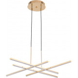 Lampa wisząca nowoczesna Criss Cross LED 78cm złota Step Into Design