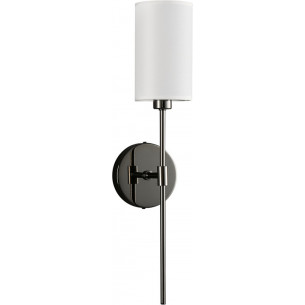 Kinkiet z abażurem Darling 53cm biały / czarny połysk Step Into Design