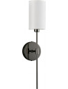 Kinkiet z abażurem Darling 53cm biały / czarny połysk Step Into Design