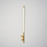 Kinkiet pionowy glamour Florence LED 86cm złoty Step Into Design