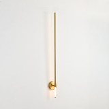 Kinkiet pionowy Fresco LED 65cm złoty Step Into Design