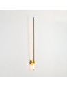 Kinkiet pionowy Fresco LED 65cm złoty Step Into Design