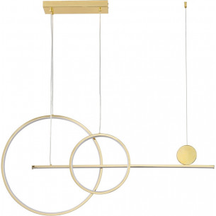 Lampa wisząca podłużna nowoczesna New Age LED 120cm złota Step Into Design 2