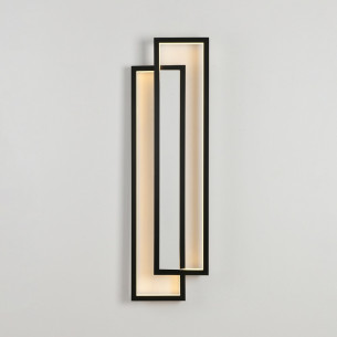 Kinkiet nowoczesny Symmetry LED 100cm czarny mat Step Into Design