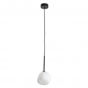 Lampa wisząca szklana Misty 15cm biała TK Lighting