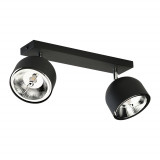Reflektor sufitowy 2 punktowy z żarówkami Altea czarny TK Lighting