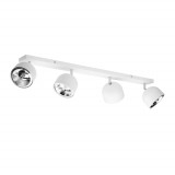 Reflektor sufitowy 4 punktowy z żarówkami Altea biały TK Lighting