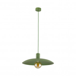 Lampa wisząca retro Astra Peapod 41cm zielona TK Lighting