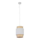 Lampa wisząca Boho New 20cm biały / rattan TK Lighting