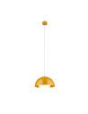 Lampa wisząca ze szklaną kulą Bono Ochra 27cm żółty / biały TK Lighting