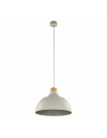 Lampa wisząca z drewnem Cap 34cm beżowa TK Lighting