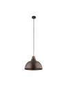 Lampa wisząca z drewnem Cap 34cm brązowa TK Lighting