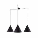 Lampa wisząca 3 punktowa pająk Cono Black 400cm czarna TK Lighting