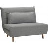 Spike grey upholstered armchair with pillow Signal