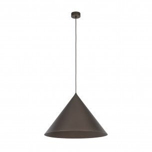 Lampa wisząca stożek Cono Brown 50cm brązowa TK Lighting