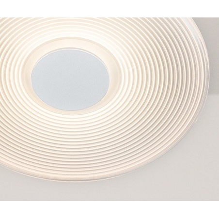 Vinyl LED white wall lamp with arm Altavola