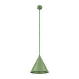 Lampa wisząca stożek Cono Peapod 25cm zielona TK Lighting