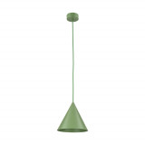 Lampa wisząca stożek Cono Peapod 19cm zielona TK Lighting