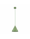 Lampa wisząca stożek Cono Peapod 19cm zielona TK Lighting