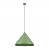 Lampa wisząca stożek Cono Peapod 50cm zielona TK Lighting