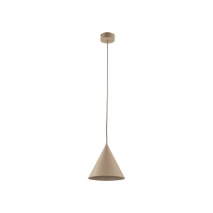 Lampa wisząca stożek Cono Sabia 19cm beżowa TK Lighting