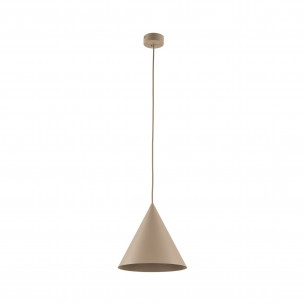 Lampa wisząca stożek Cono Sabia 25cm beżowa TK Lighting