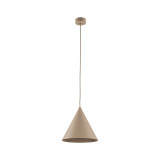 Lampa wisząca stożek Cono Sabia 25cm beżowa TK Lighting