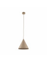Lampa wisząca stożek Cono Sabia 25cm beżowa TK Lighting